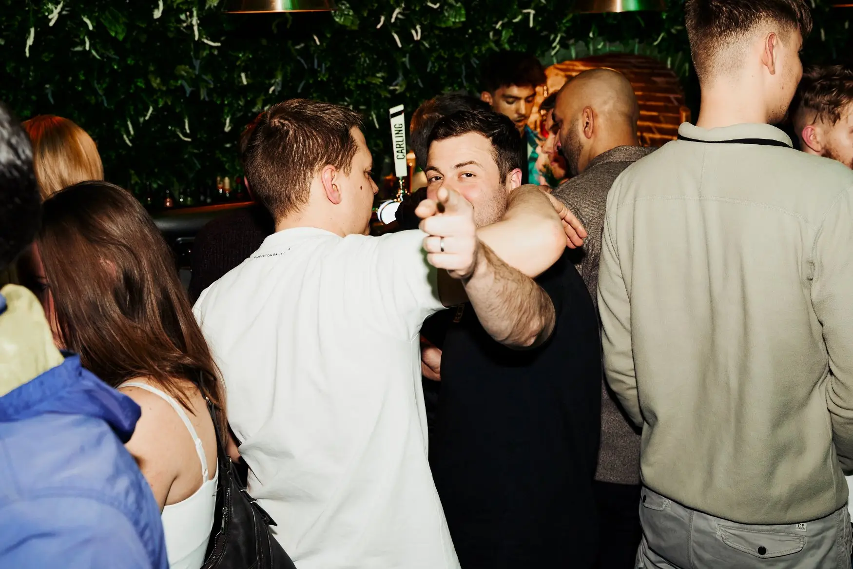 Groups of students enjoying a night out at OutOut Plymouth nightclub